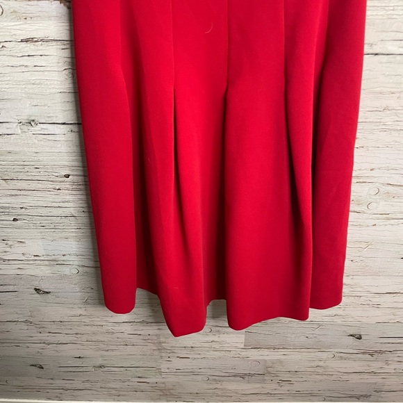 Hobbs London red sleeveless a line dress size 8 - Picture 2 of 9